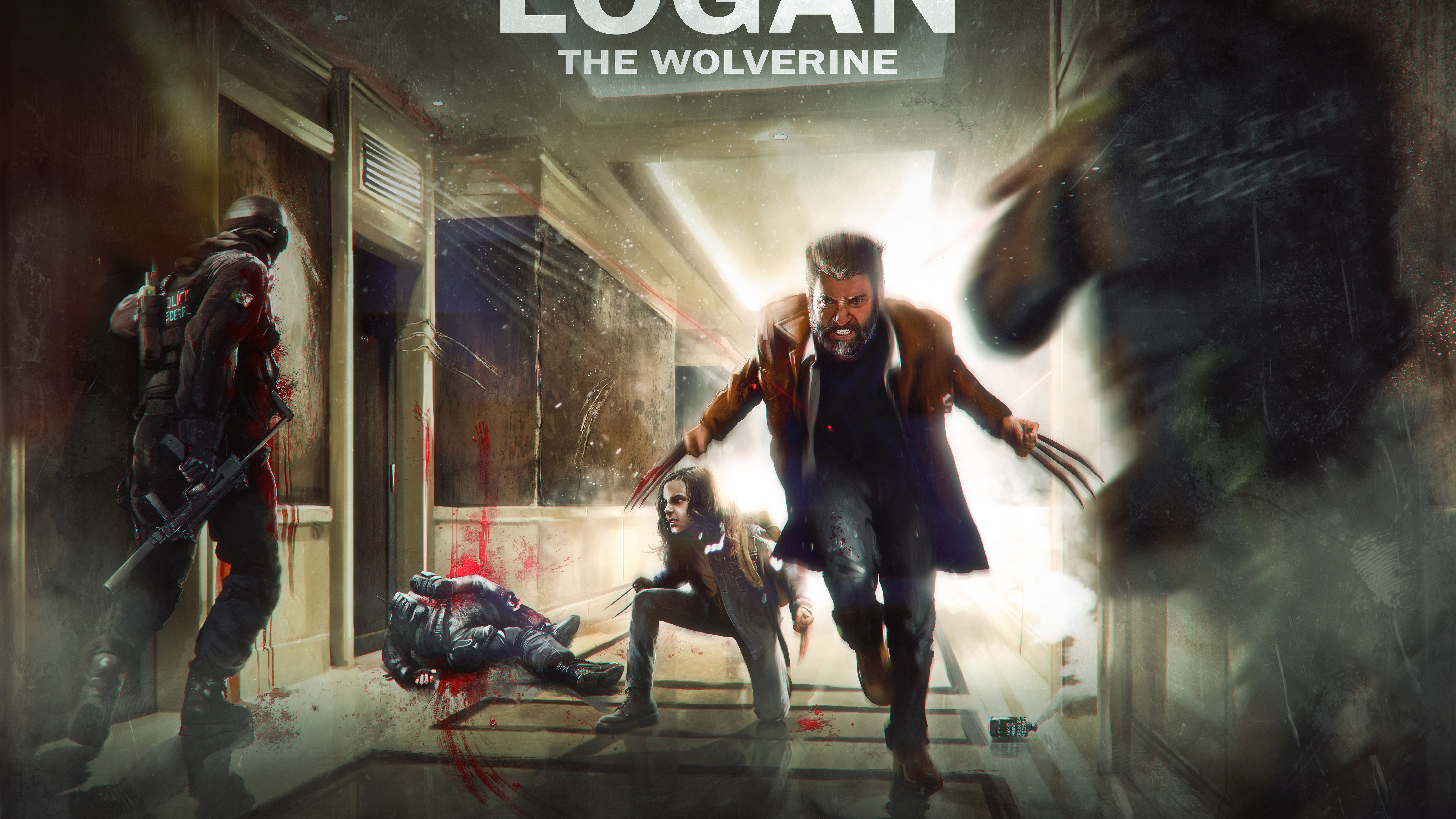 Wallpaper X-men, Wolverine, Hugh Jackman, Art Picture - Logan 2017 Poster - HD Wallpaper 