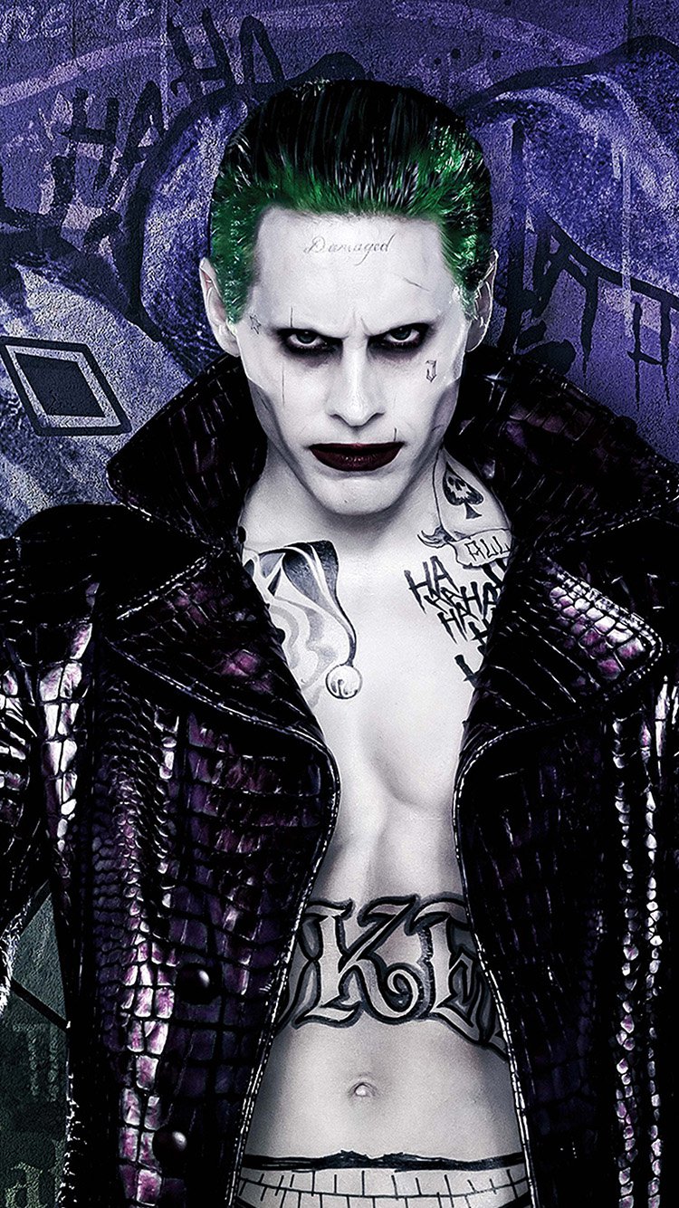 Suicide Squad Joker Hd Wallpaper Iphone - HD Wallpaper 