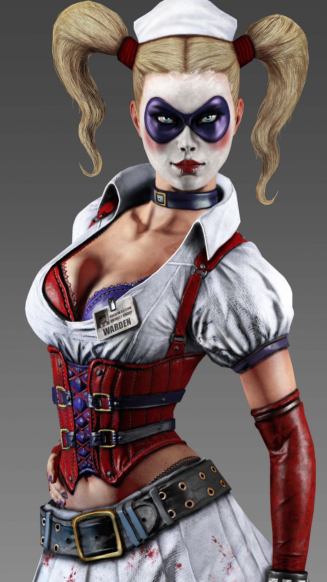 Character Batman Arkham Asylum Harley Quinn - HD Wallpaper 