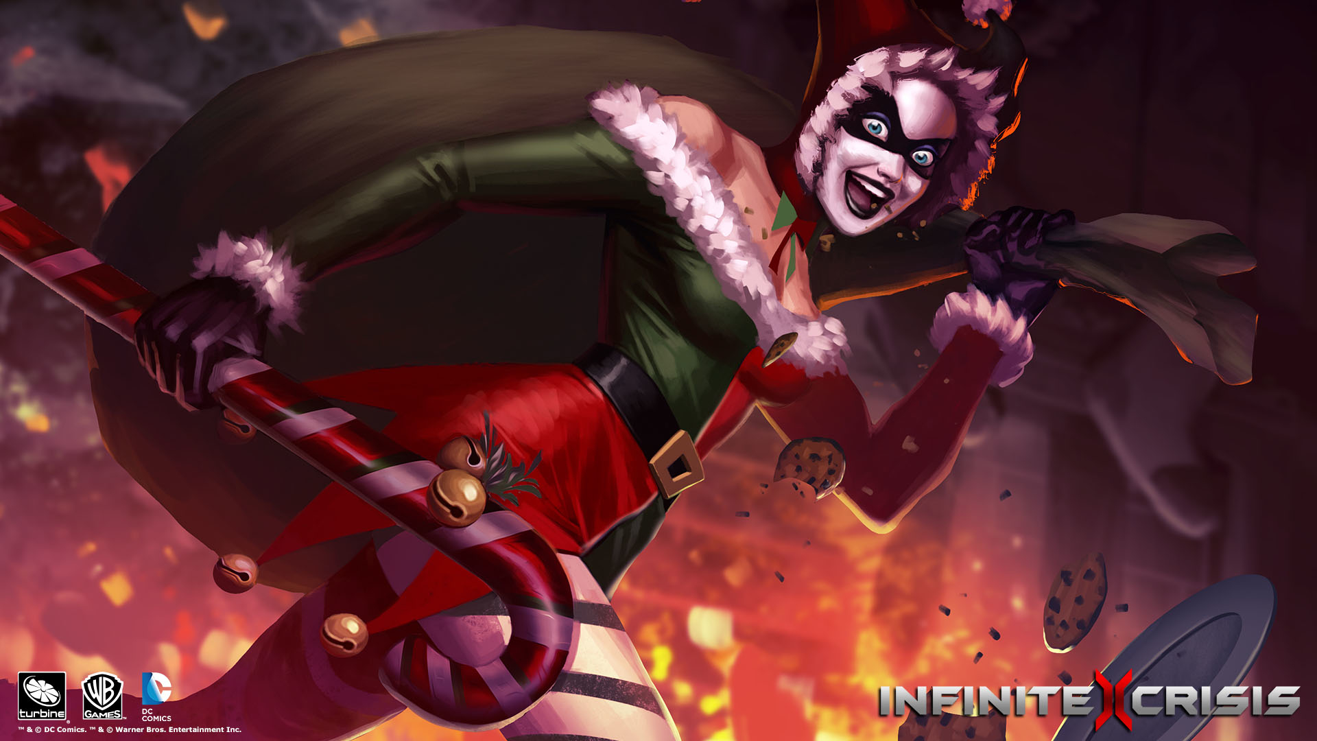 Holiday Harley Quinn Art - HD Wallpaper 