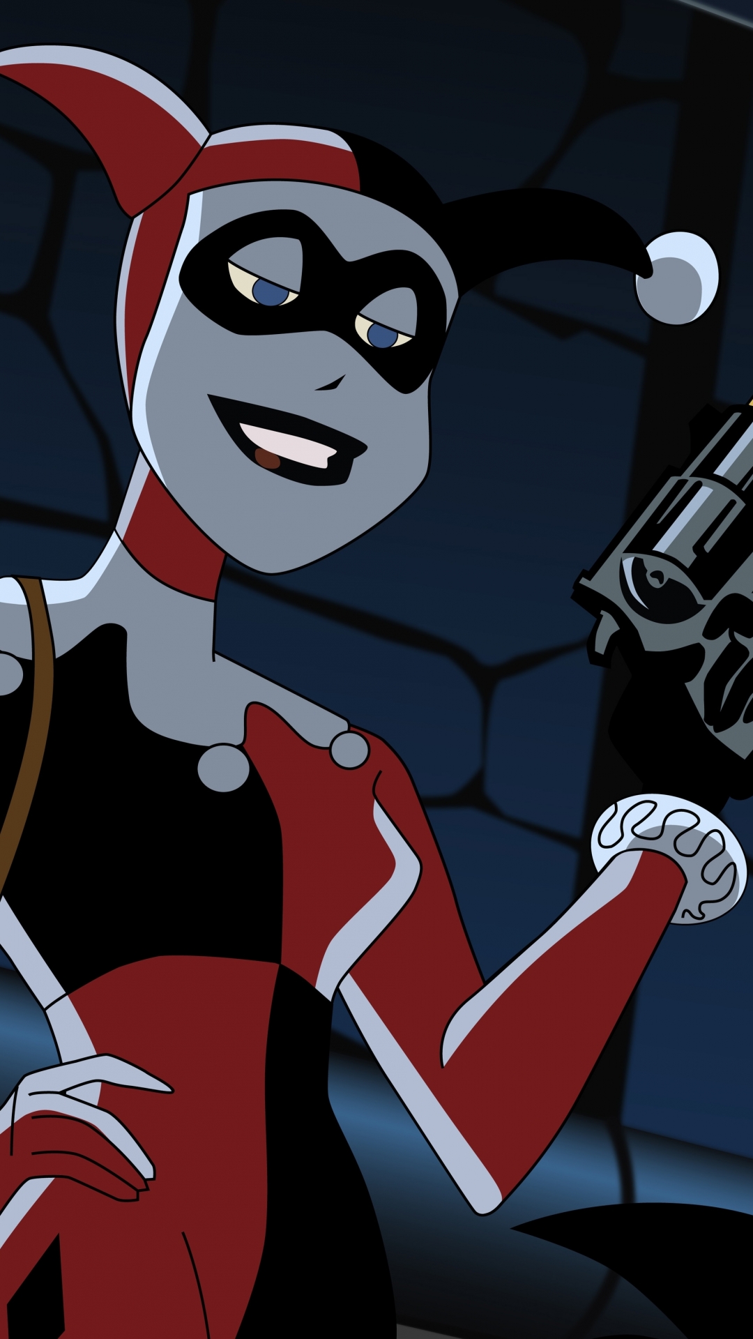 Harley Quinn Cartoon Btas - 1080x1920 Wallpaper 