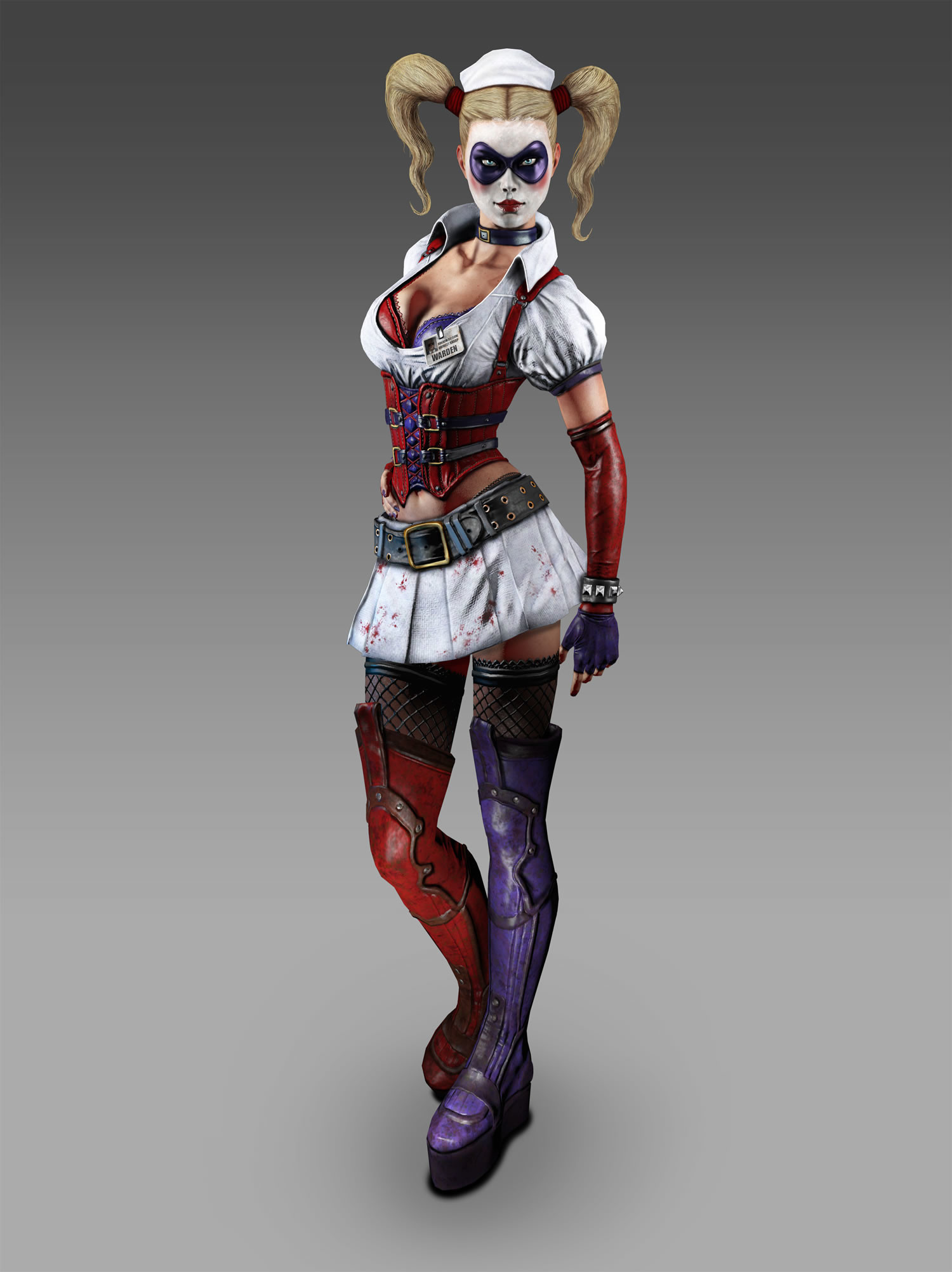 Harley Quinn Arkham Asylum 
 Data Src Harley Quinn - Harley Quinn Nurse Arkham Asylum - HD Wallpaper 