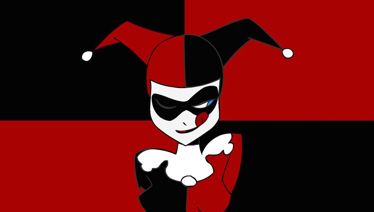 Harley Quinn And Joker Batman The Animated Series High - Arlequina Preto E  Vermelho - 1200x680 Wallpaper 