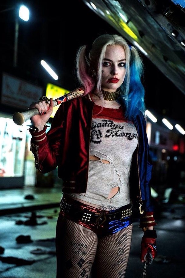 Wallpapers Harley Quinn - Margot Robbie Harley Quinn Pelicula - HD Wallpaper 