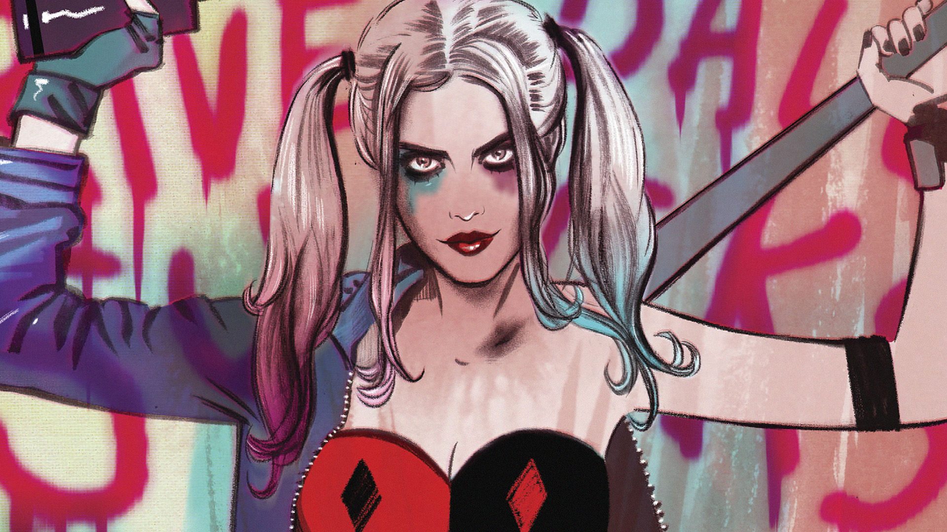 Harley Quinn Ivy Betty Veronica - HD Wallpaper 