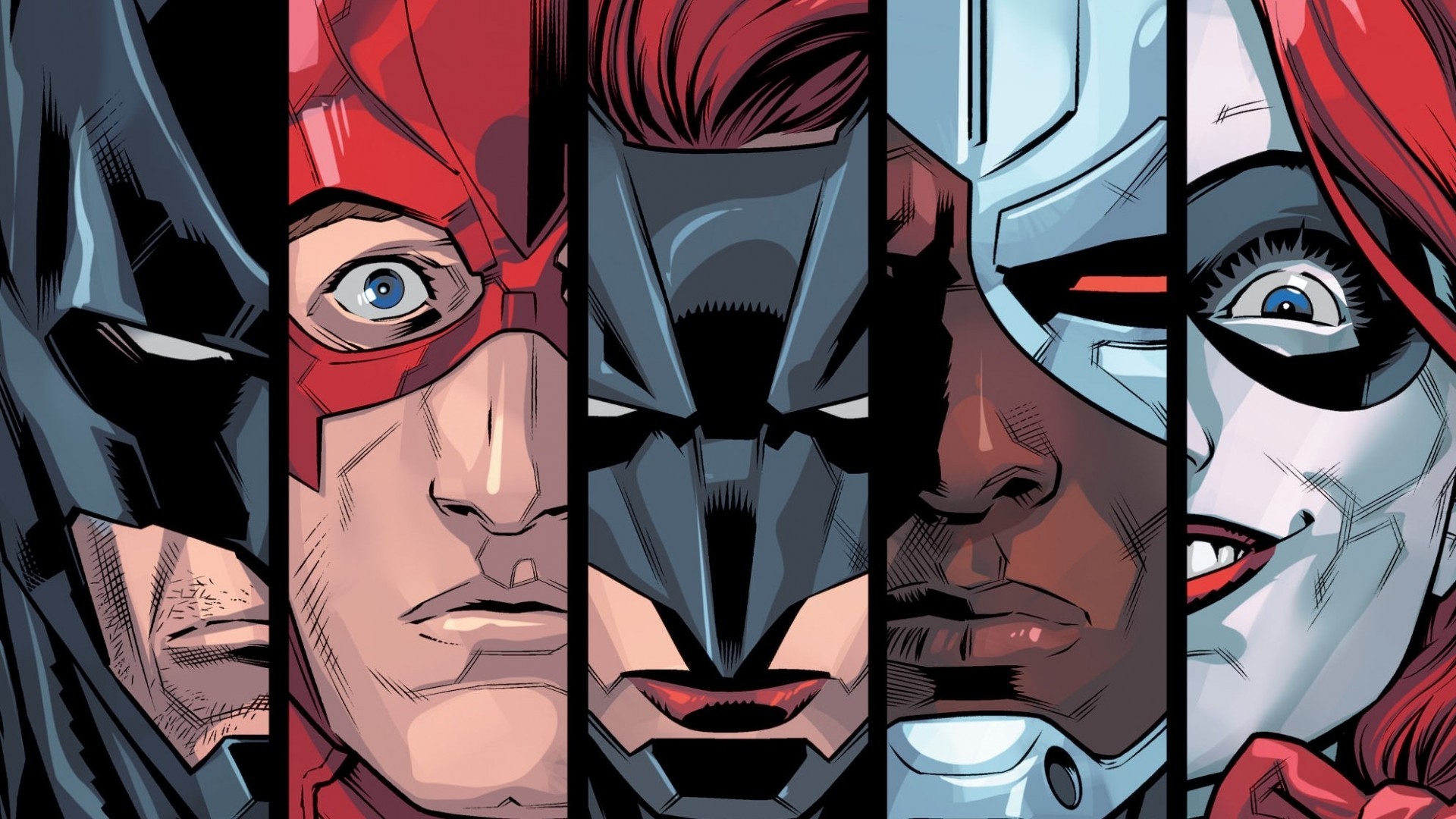 Batwoman, Harley Quinn, Flash, Dc Universe, Comics, - Batwoman Flash - HD Wallpaper 