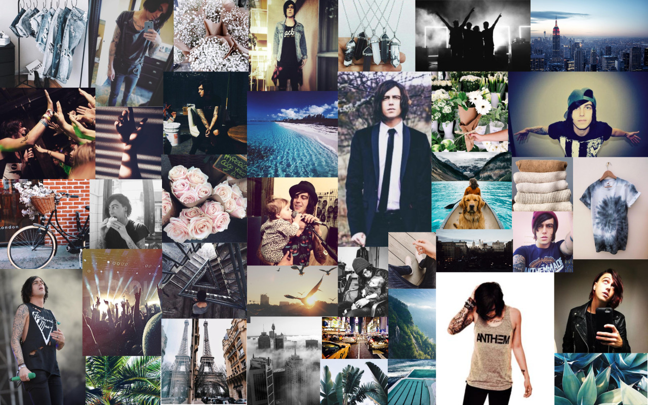 New Kellin Quinn Wallpaper By Me - Collage - HD Wallpaper 