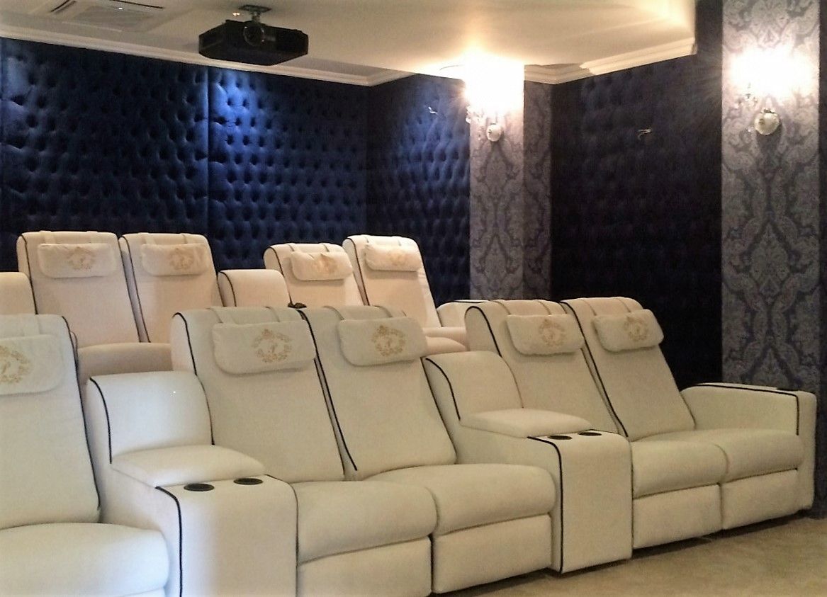 Home Theater Velvet Walls - HD Wallpaper 