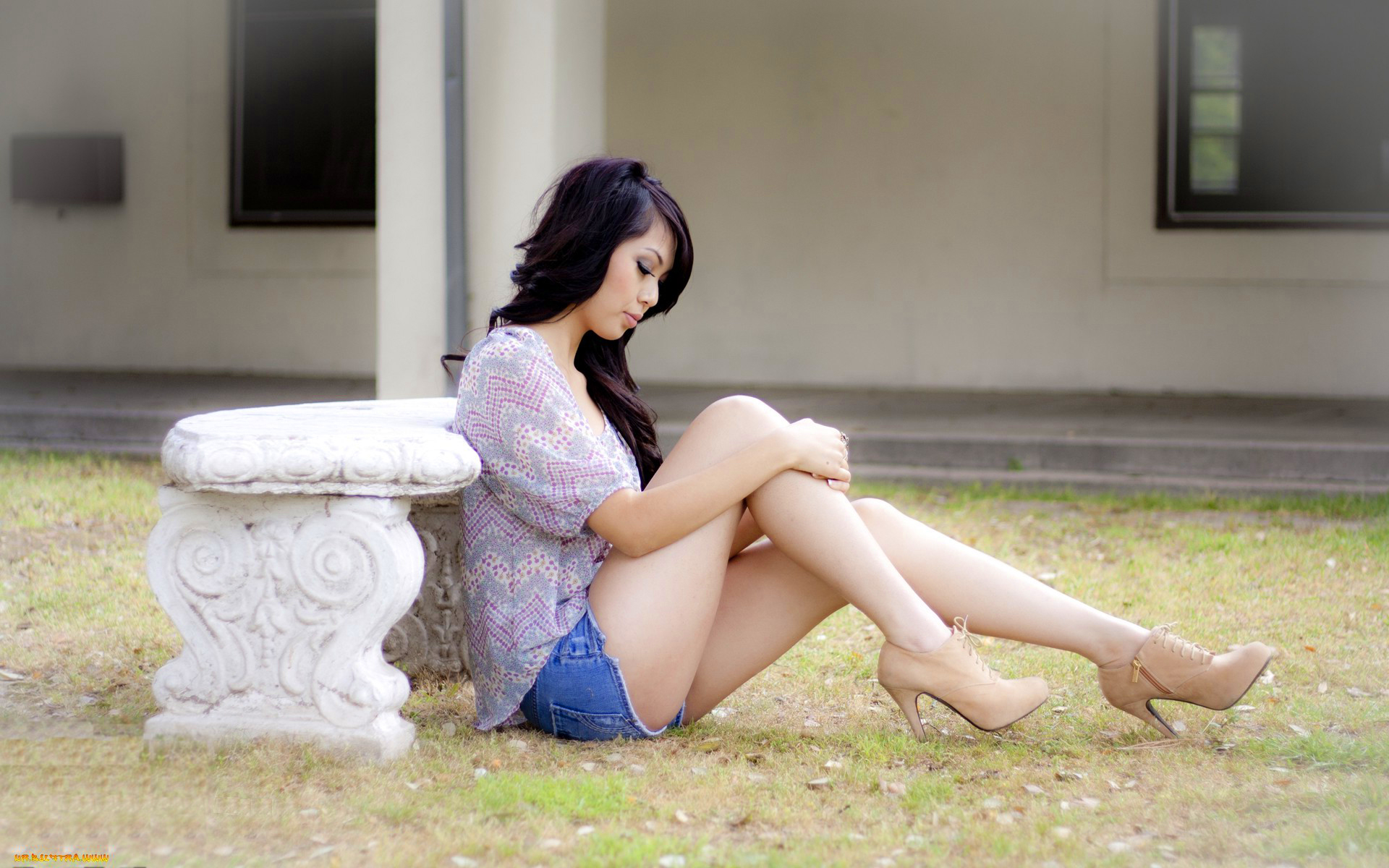 Asian Girl High Heels - HD Wallpaper 