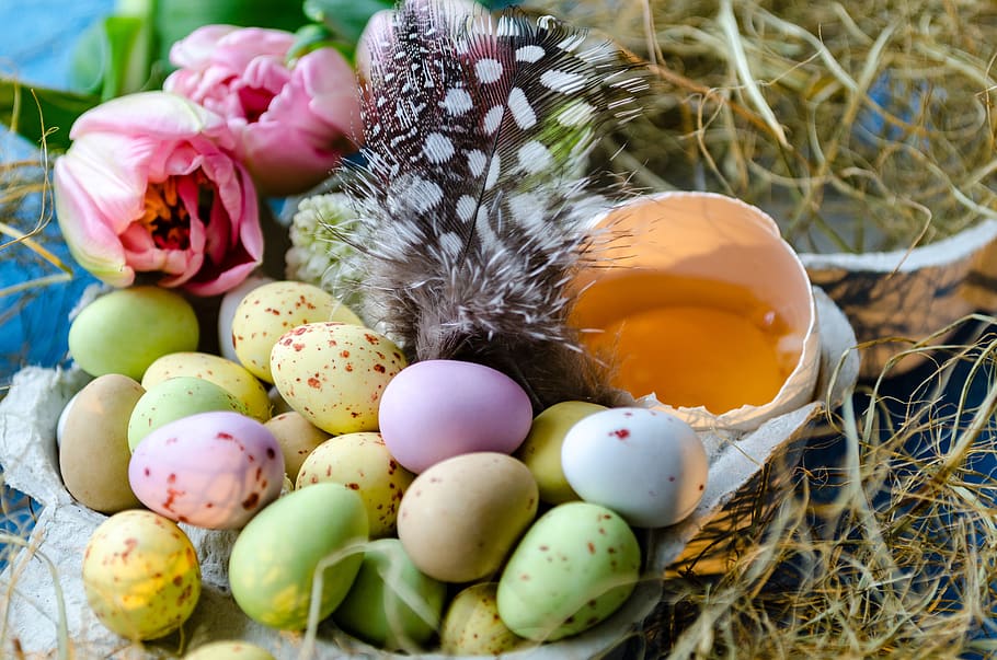 Happy Easter, Easter Eggs, Lay Eggs, Chocolate Egg, - HD Wallpaper 