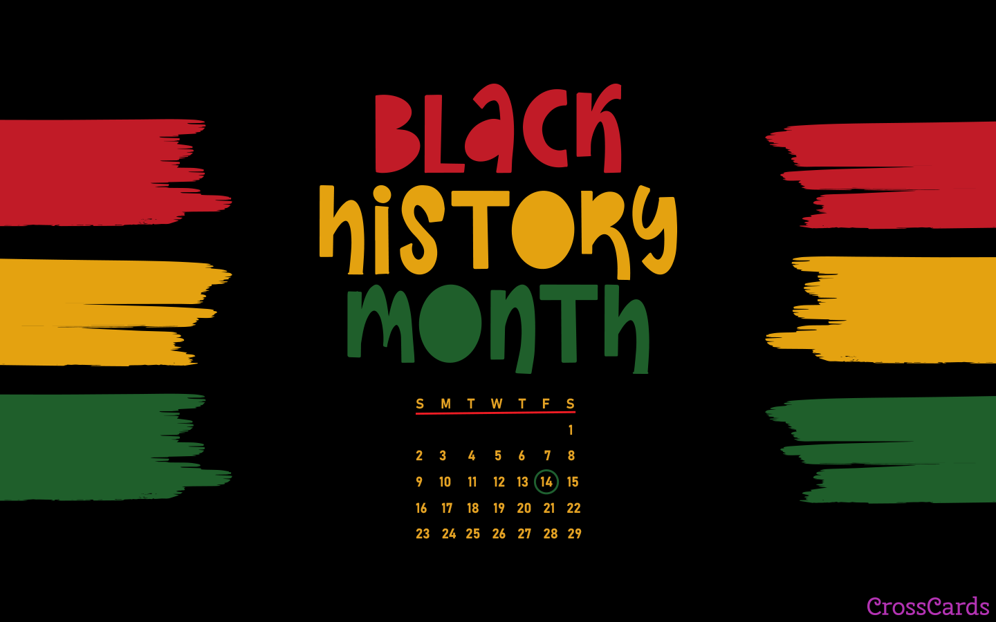 Black History Month Ecard, Online Card - Graphic Design - HD Wallpaper 