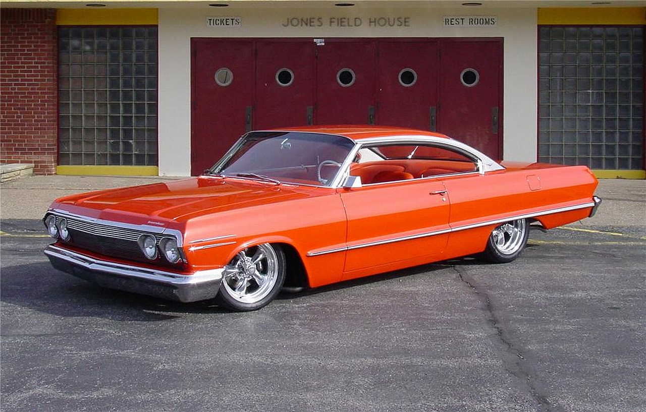1963 Chevy Impala Custom - HD Wallpaper 