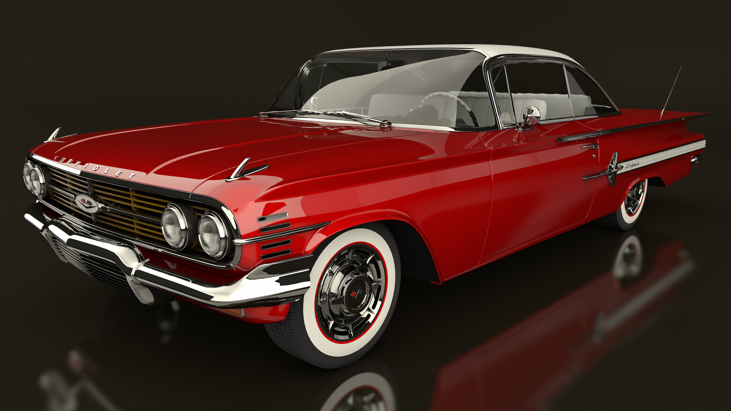 1960 Chevrolet Impala By Samcurry 1960 Chevrolet Impala - Chevy Impala 1960 - HD Wallpaper 