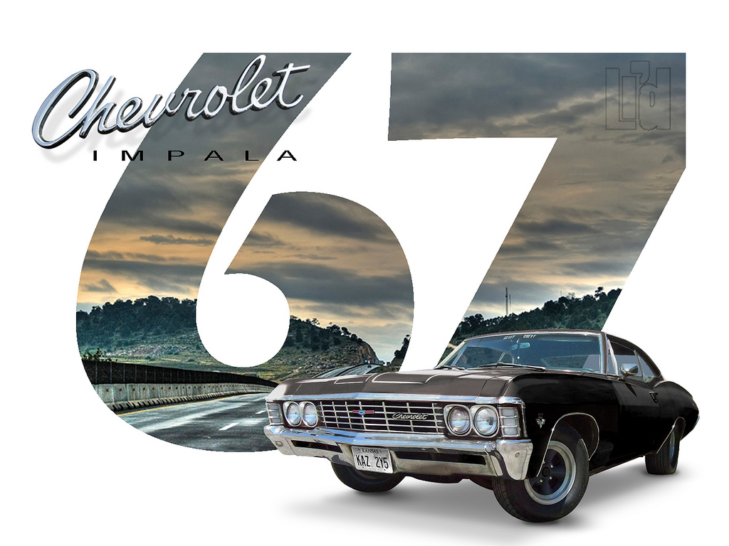 1967 Chevy Impala Background - 1024x768 Wallpaper 