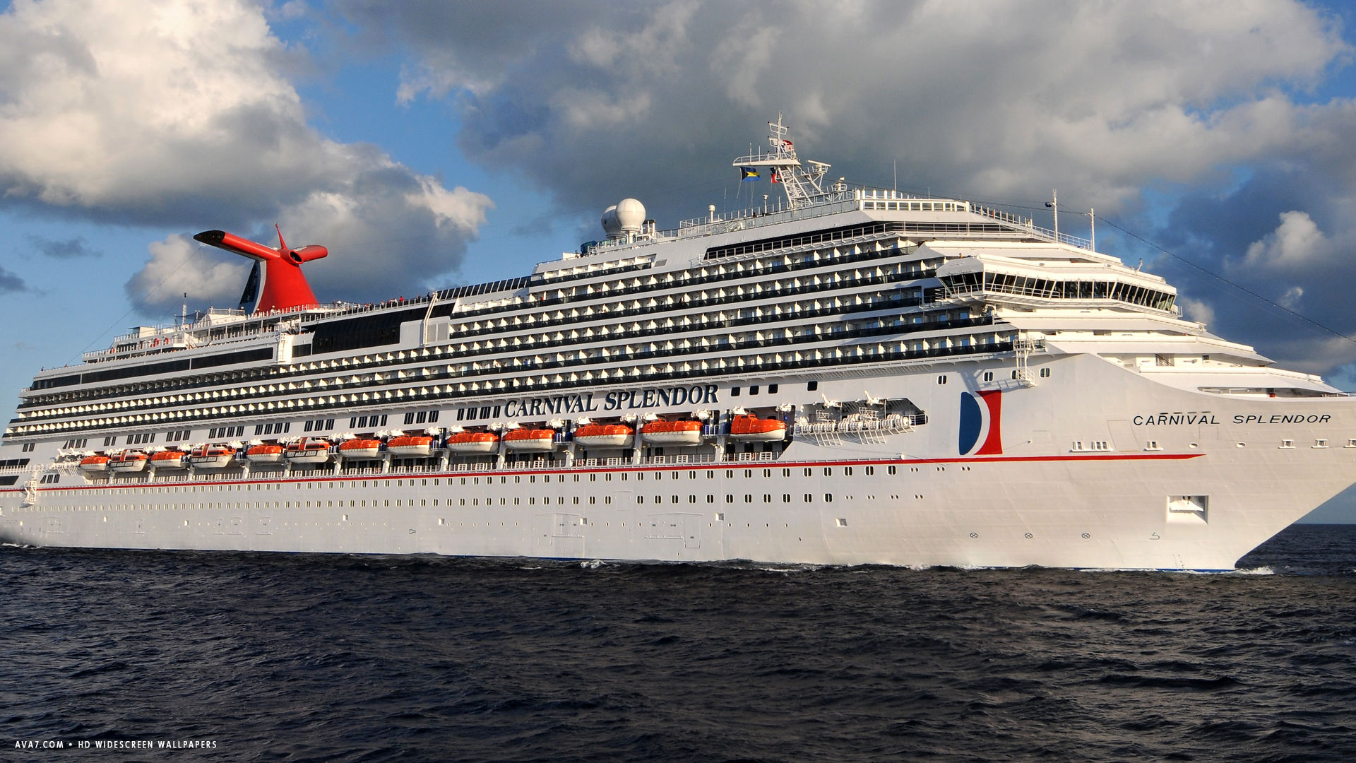 Carnival Splendor Cruise Ship Hd Widescreen Wallpaper Cruise Ship 1920x1080 Wallpaper Teahub Io