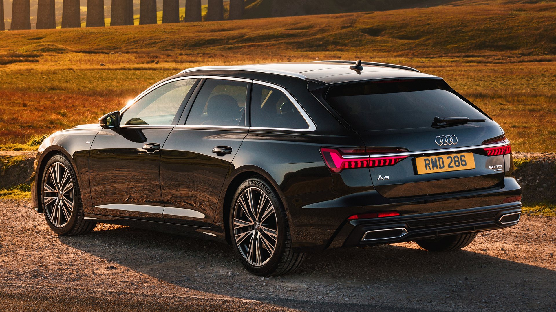 Audi A6 Avant 2019 Black 1920x1080 Wallpaper Teahub Io