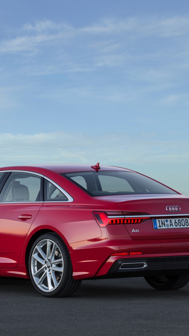 Audi A6, 2018 Cars, 4k - Audi A6 Red 2019 - HD Wallpaper 