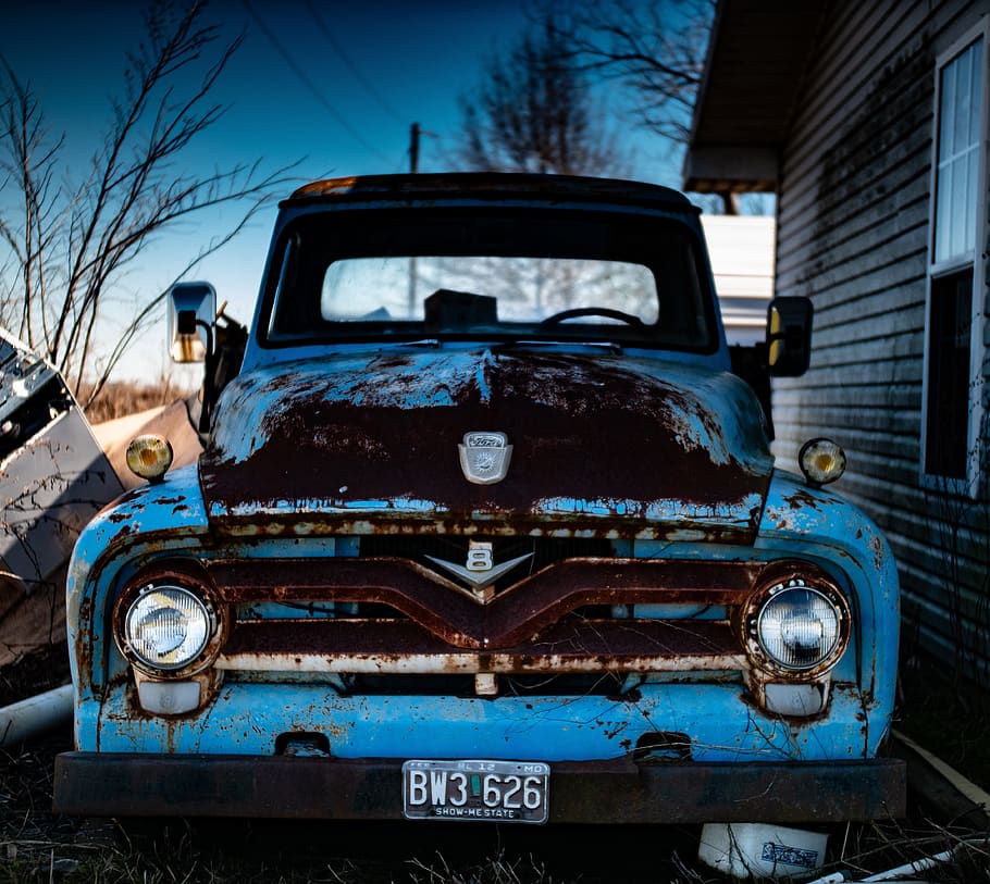 Truck, Vintage, Vehicle, Car, Old, Antique, Abandoned, - Antique Car - HD Wallpaper 