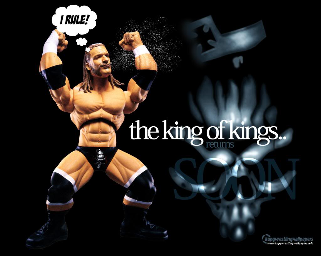 Triple H Toy Wallpaper Photo Wrestling Toy Hhh King - Triple H King Of Kings - HD Wallpaper 