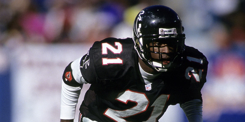 Deion Atlanta Falcons Deion Sanders Artwork 1000x500 Wallpaper Teahub Io