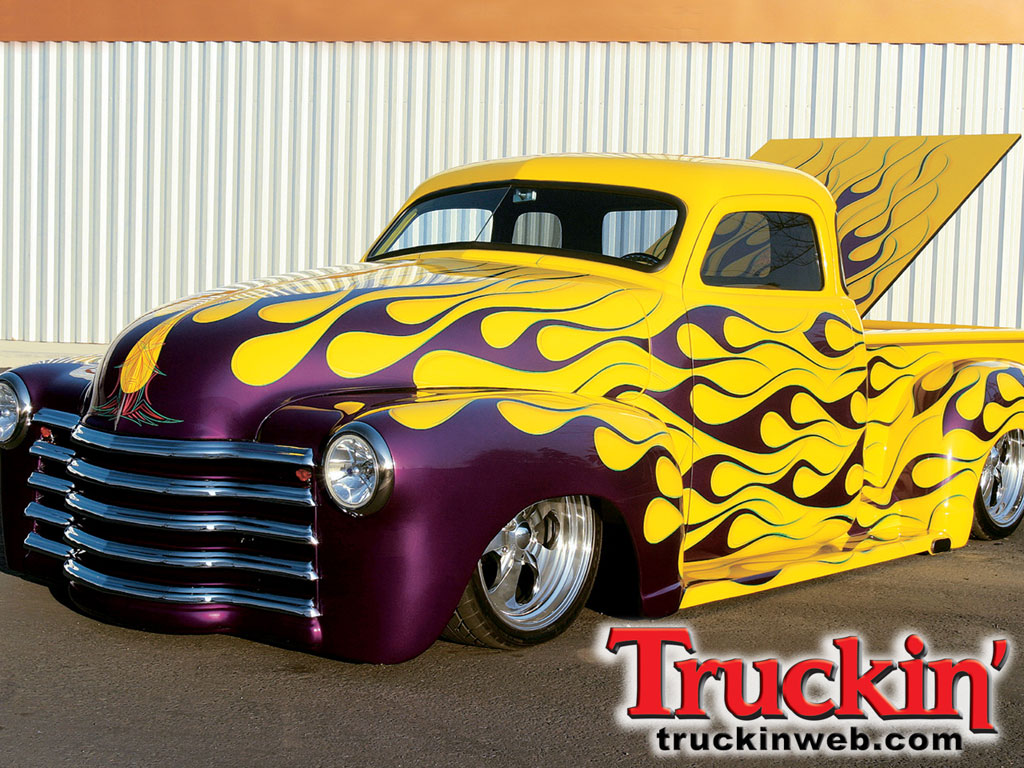 Classic Hot Rod Trucks Picture - Yellow Hot Rod Trucks - HD Wallpaper 