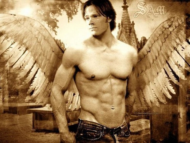 Sam - Angel ♥ - Sam And Dean Hot - HD Wallpaper 