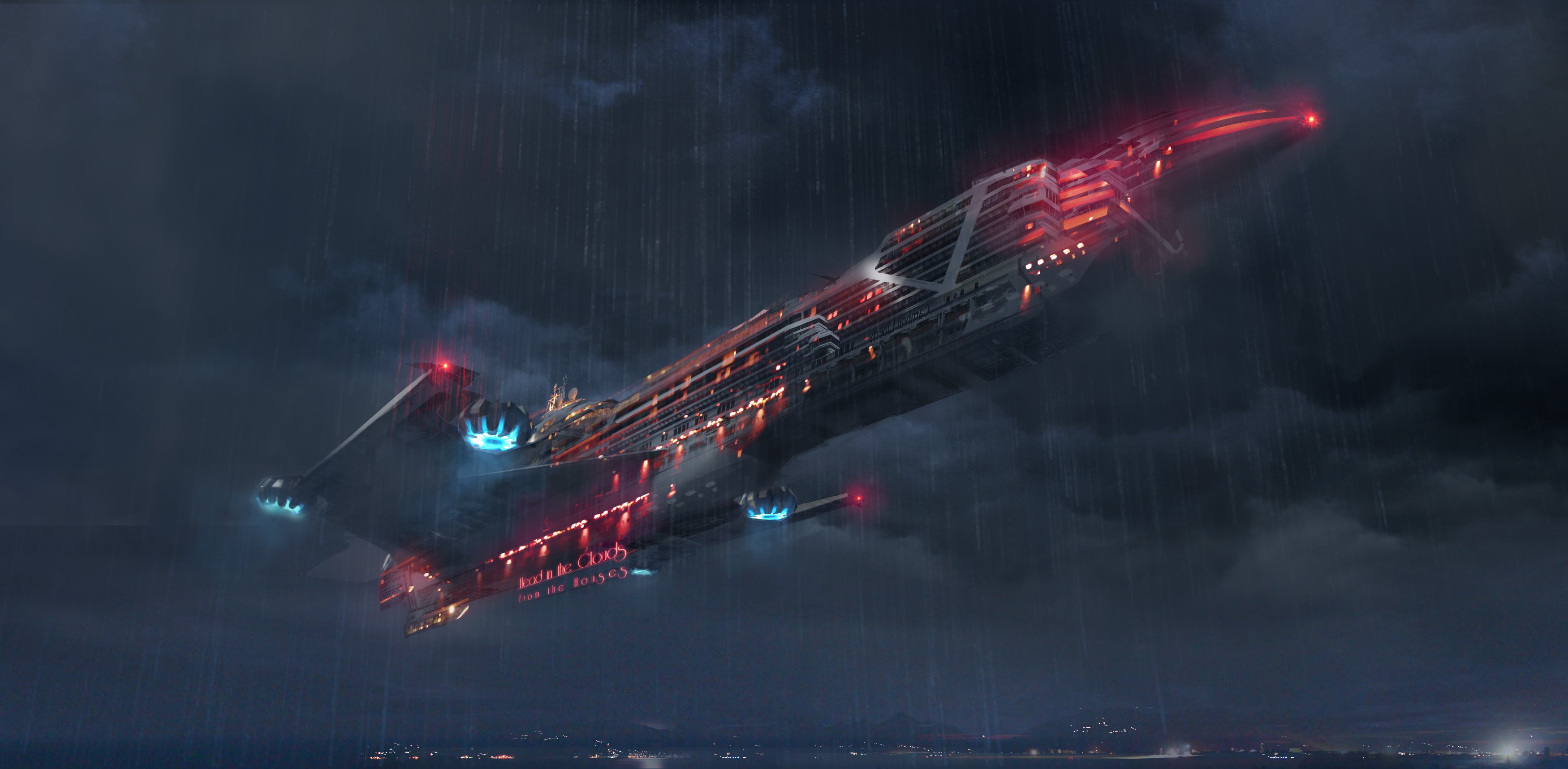 Altered Carbon Head In The Clouds - HD Wallpaper 