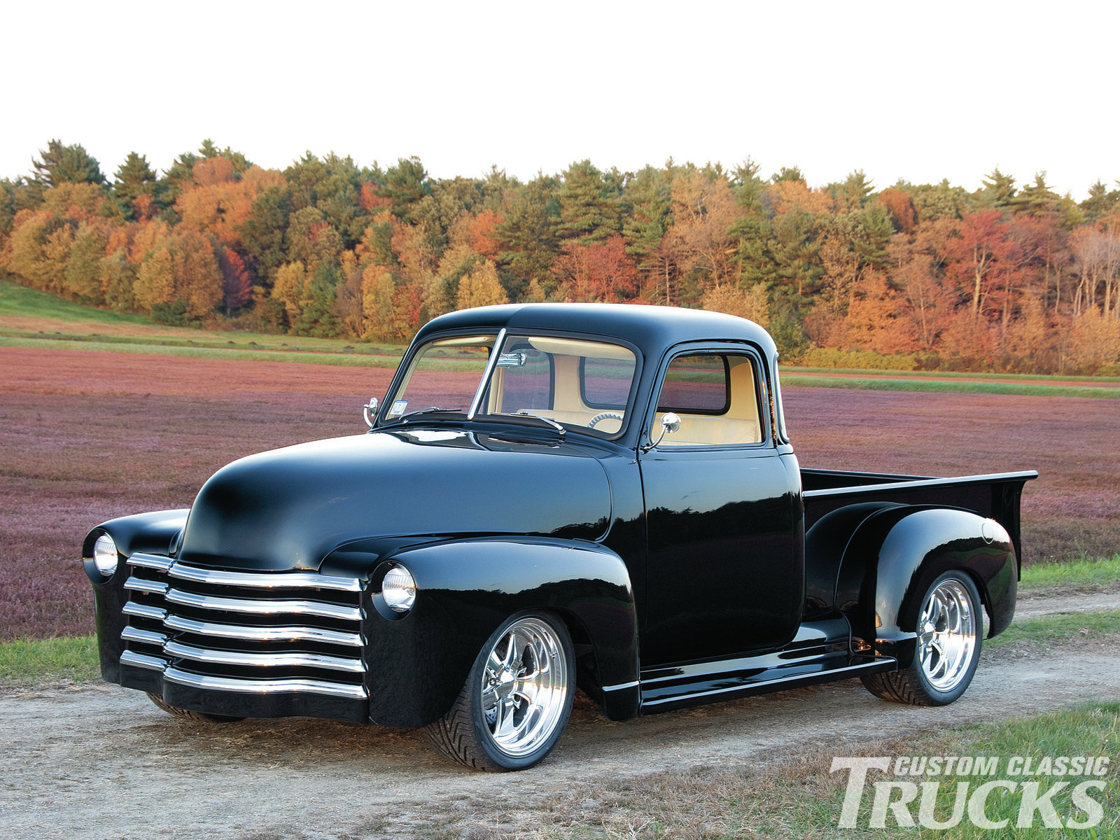 Black 49 Chevy Truck - HD Wallpaper 