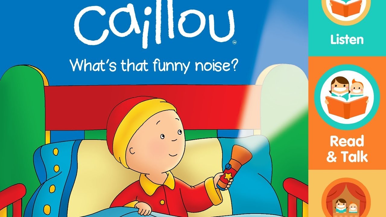 Ipad App Demo For Kids - Caillou What's That Funny Nosie - HD Wallpaper 