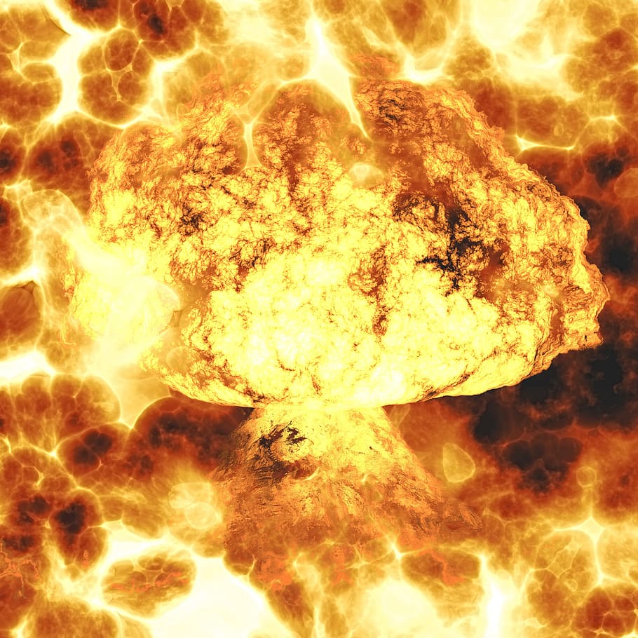 Fire Illustration, Fireball, Brand, Armageddon, Explosion, - HD Wallpaper 