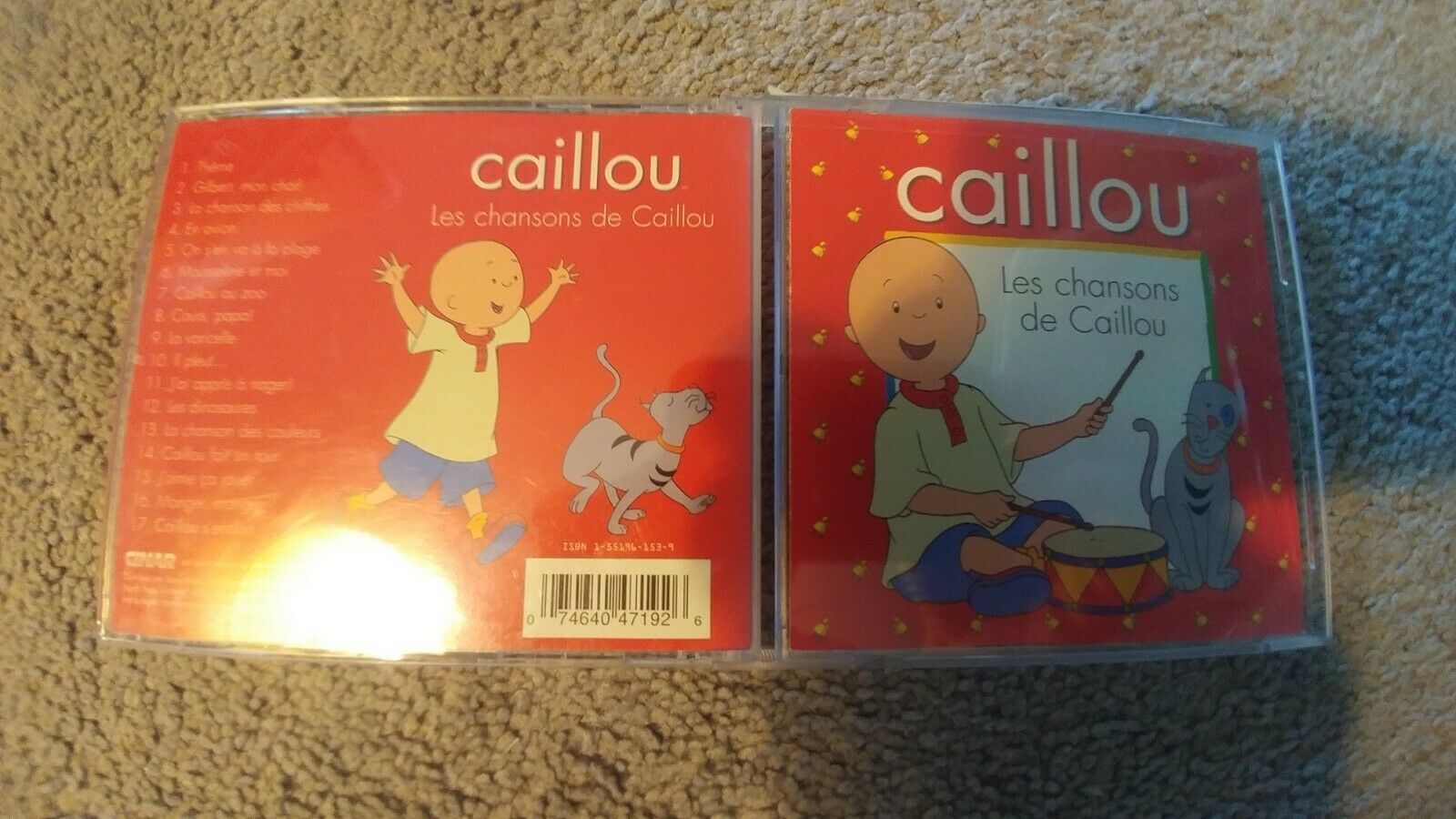 Cd De Caillou Les Chansons De Caillou - HD Wallpaper 