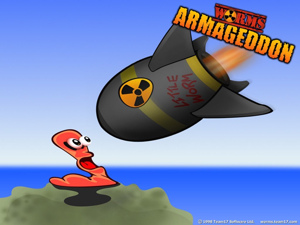 Desktop Wallpaper - Worms Armageddon Background - HD Wallpaper 