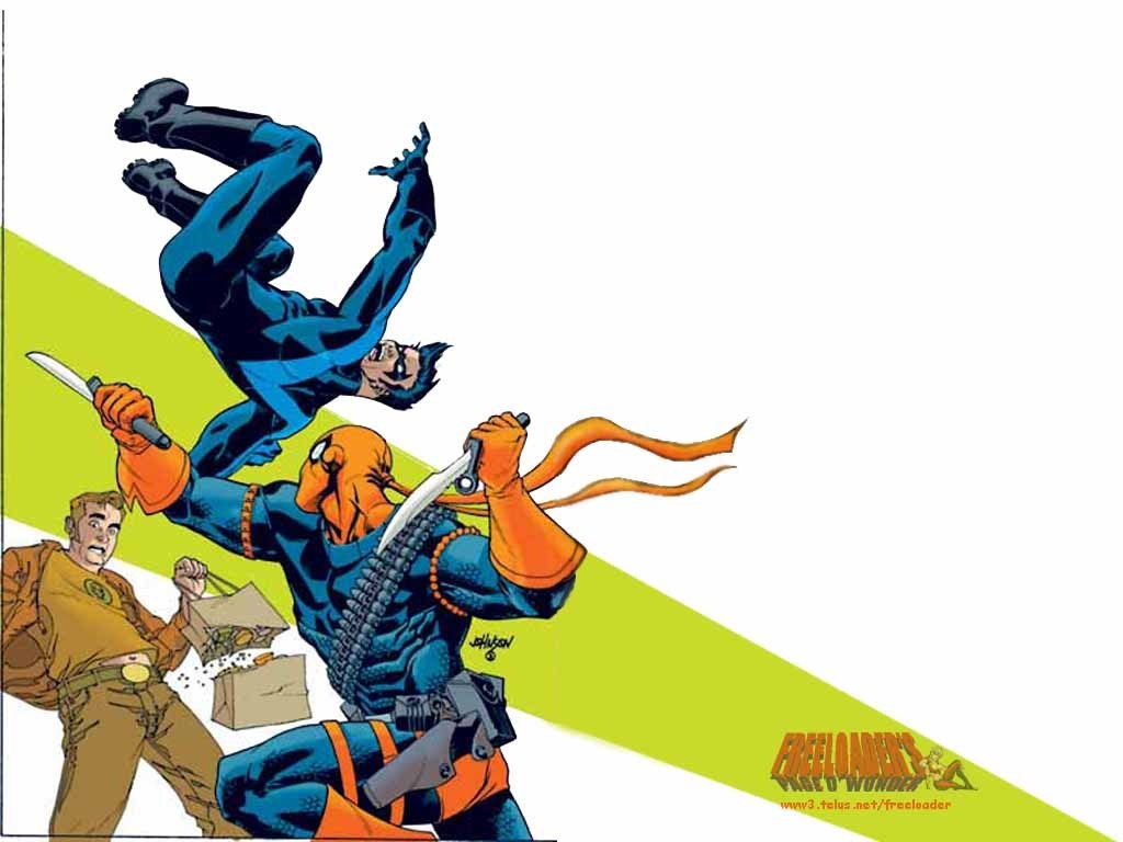 Nightwing - Nightwing Vol 2 Deathstroke - HD Wallpaper 