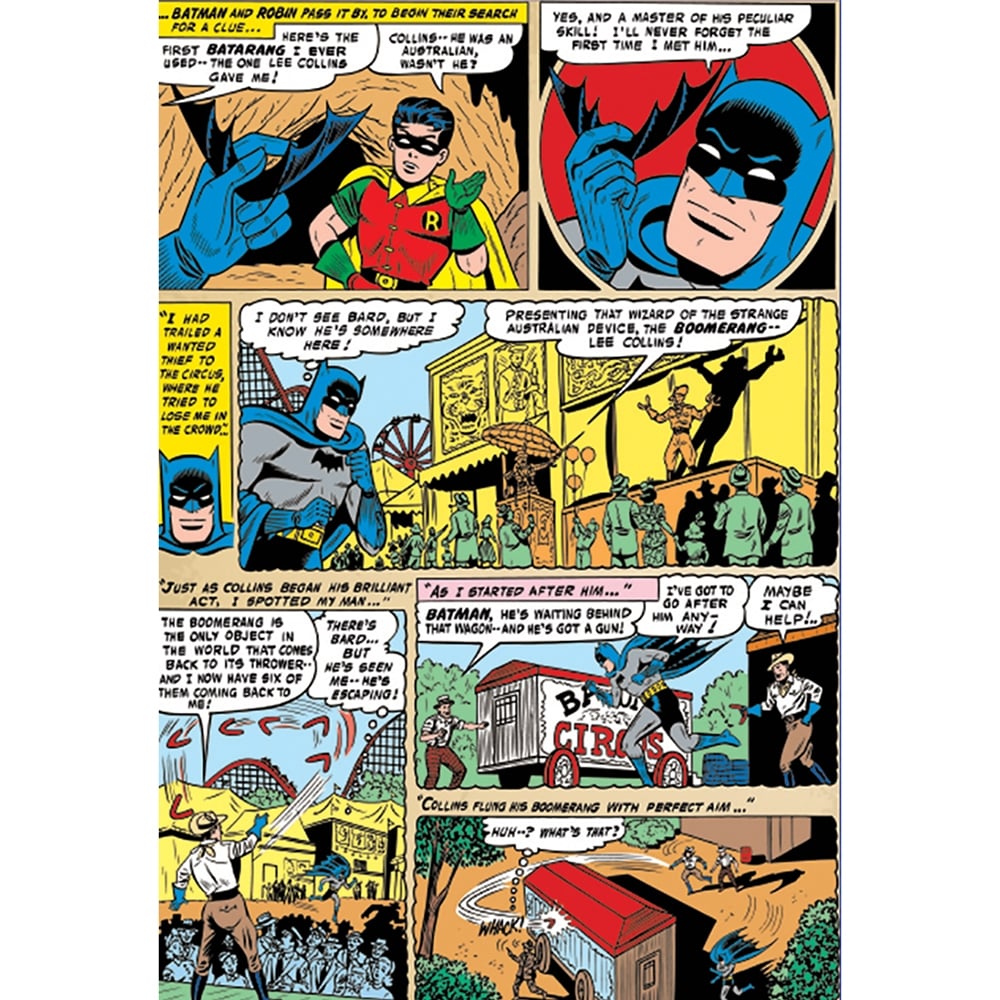 Batman Comic Strip Wallpaper
