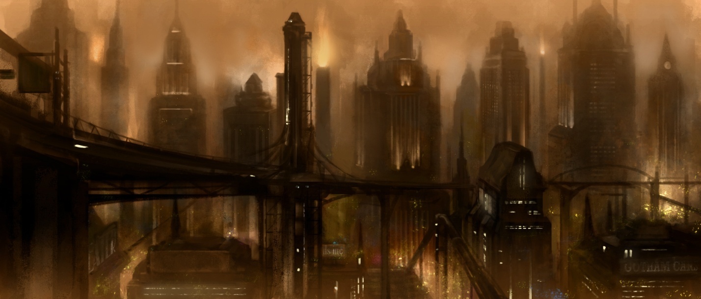 Concept Art - Batman Arkham City Concept Art - HD Wallpaper 