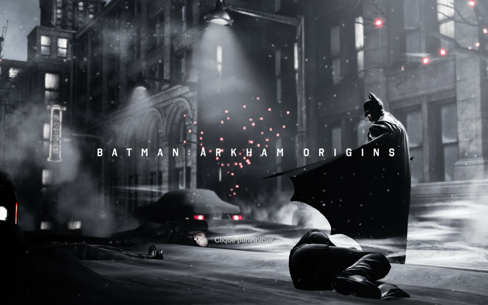 Batman Arkham Black And White - HD Wallpaper 