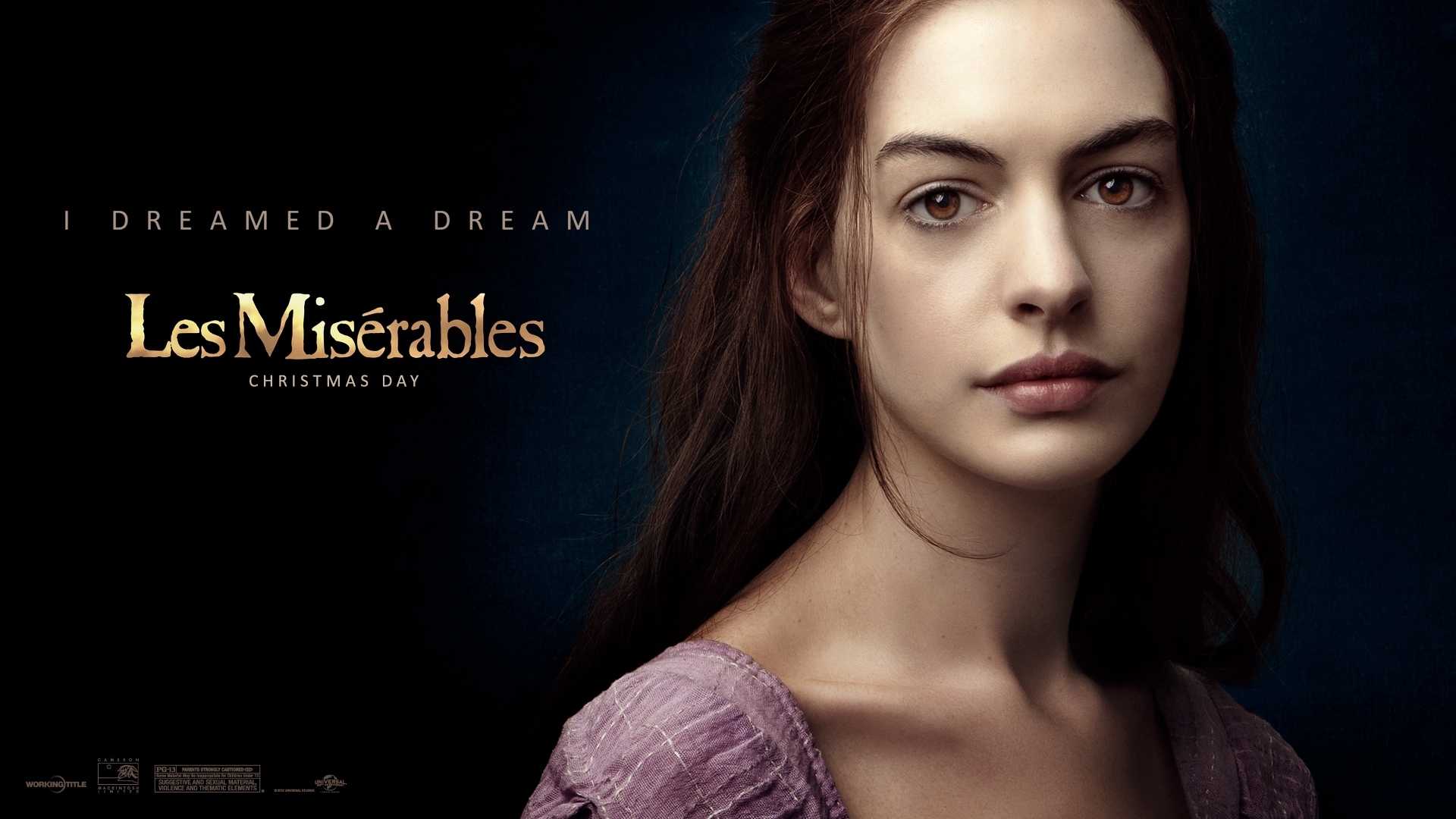 Anne Hathaway In Les Miserables Wallpaper - Anne Hathaway En Los Miserables - HD Wallpaper 