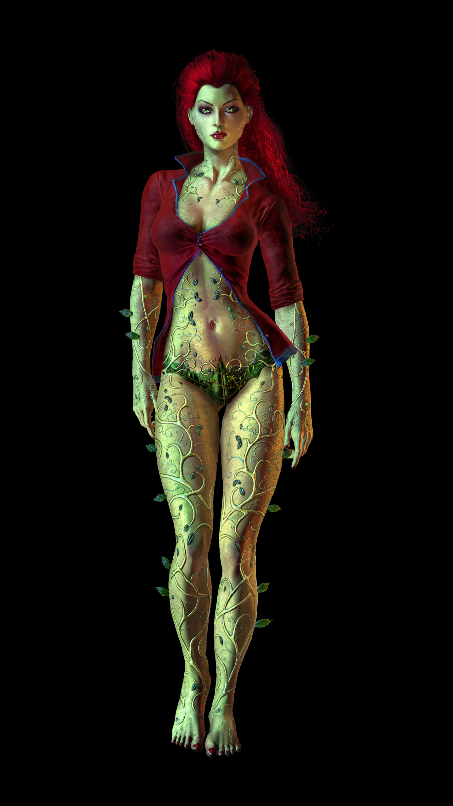 Poison Ivy Batman Arkham Asylum - HD Wallpaper 