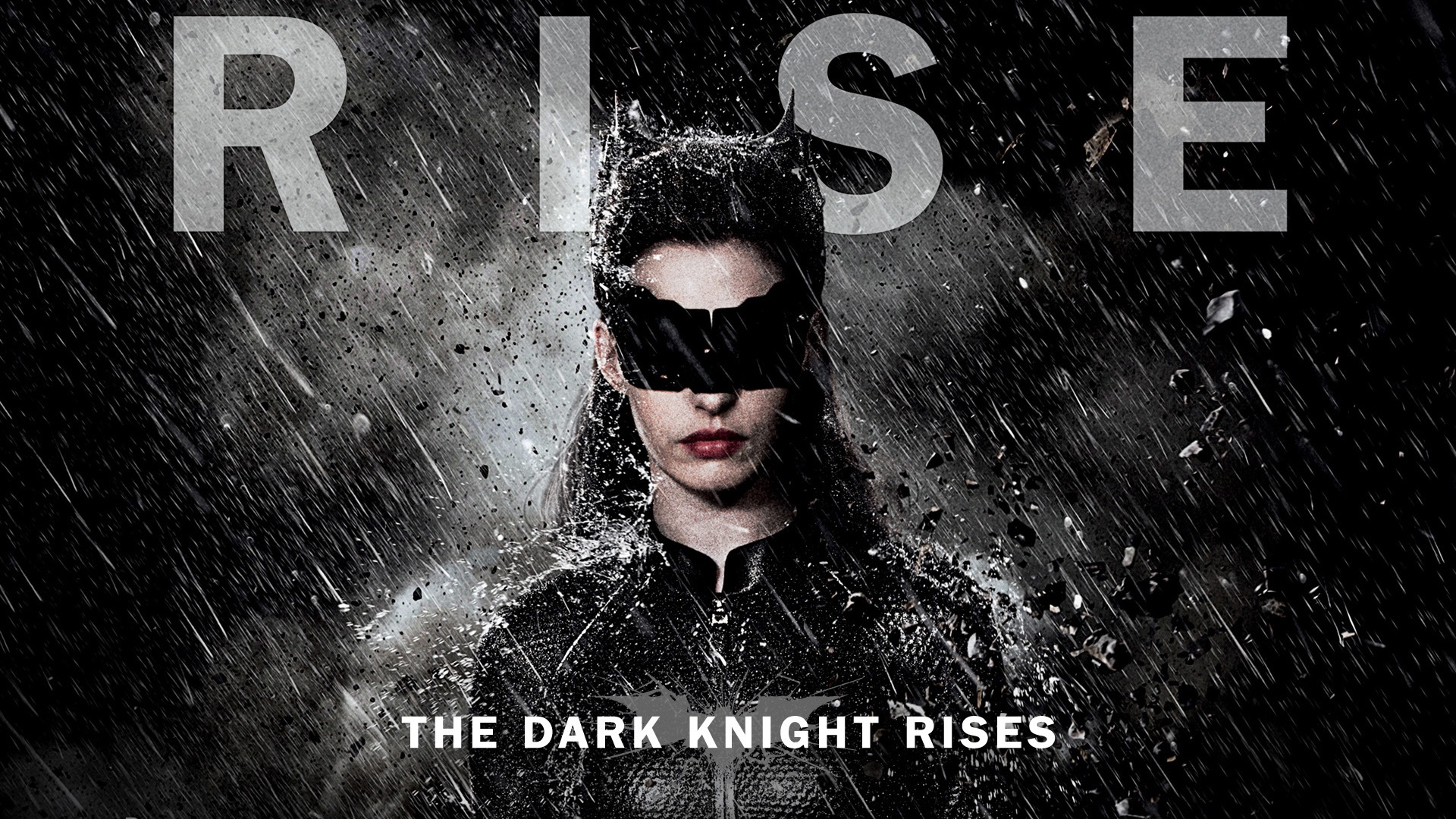 Wallpaper Dark Knight Face Close-up Catwoman - Dark Knight Rises Catwoman Wallpaper 4k - HD Wallpaper 