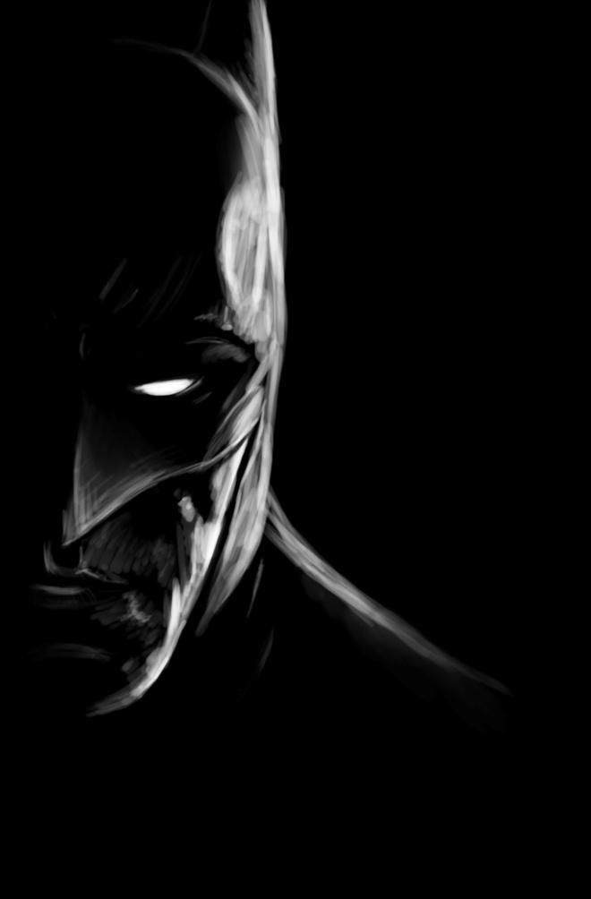 Batman Wallpaper Half Face - HD Wallpaper 