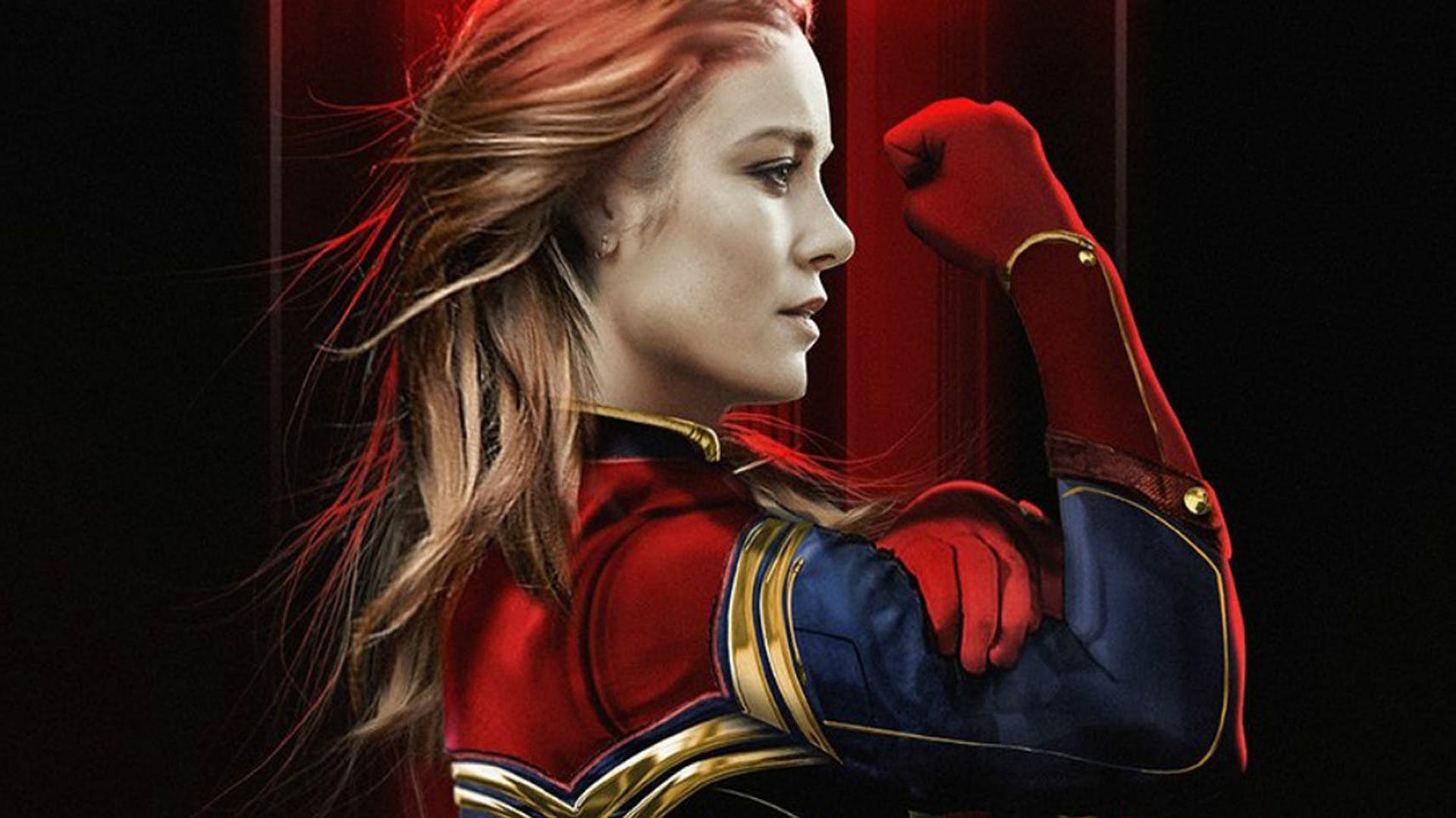 Captain Marvel Movie - Brie Larson Captain Marvel Strong - HD Wallpaper 