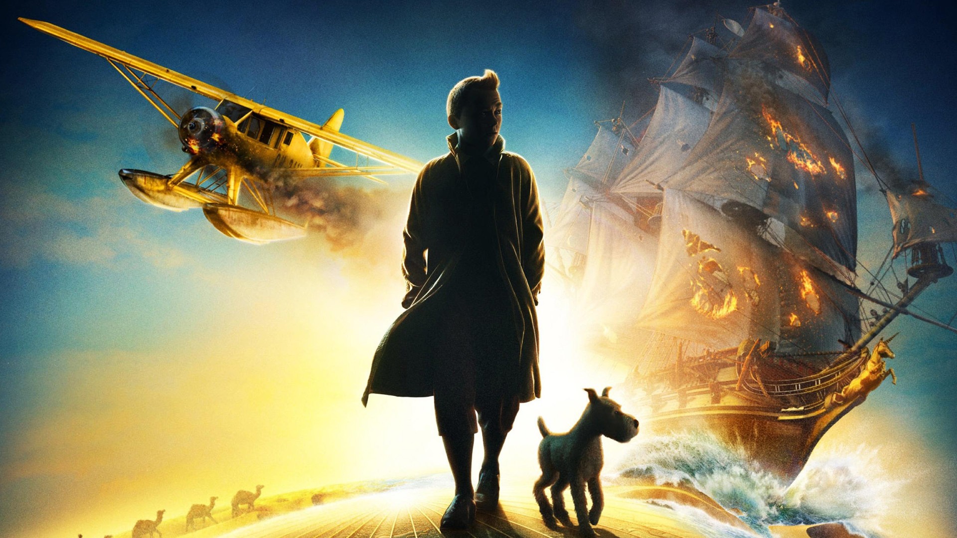 Adventures Of Tintin - HD Wallpaper 