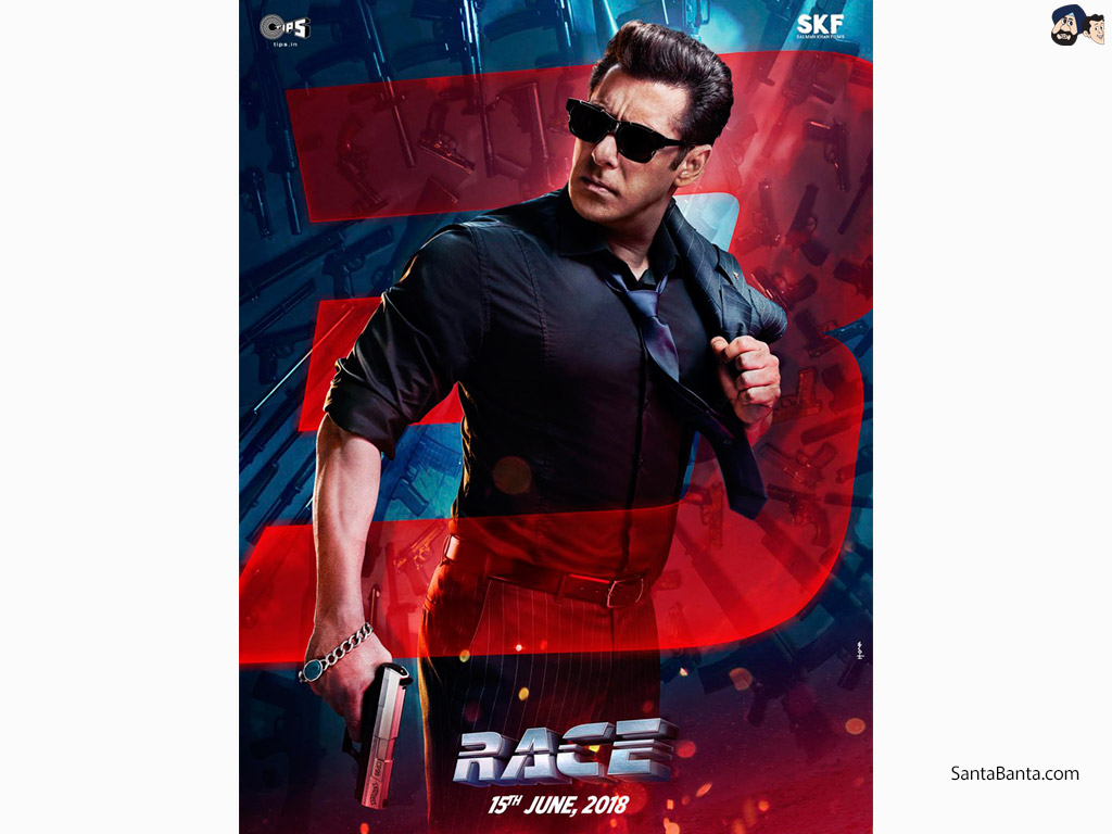 Race - Salman Khan Race 3 Poster - HD Wallpaper 