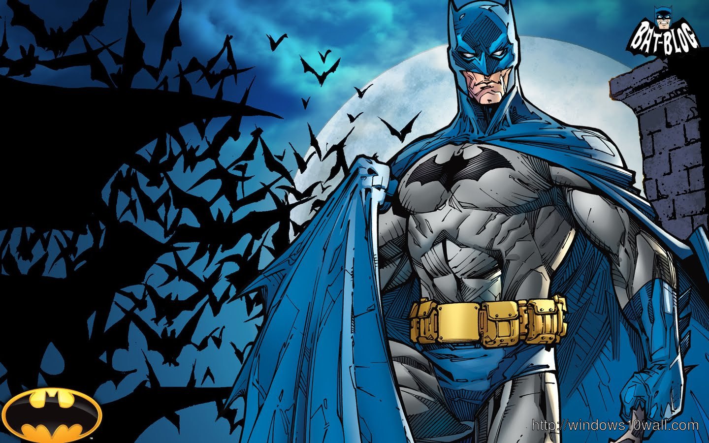 Batman Wallpaper Cartoon - HD Wallpaper 