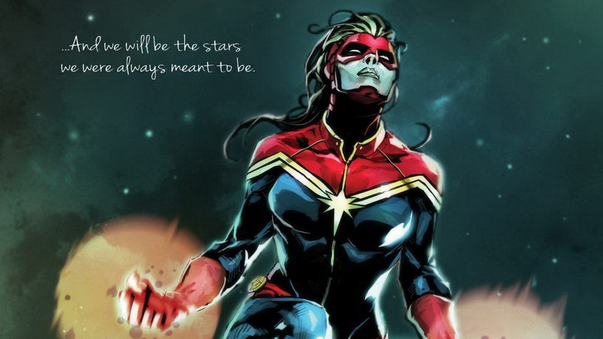 Captain Marvel Comics Wallpaper Hd - HD Wallpaper 