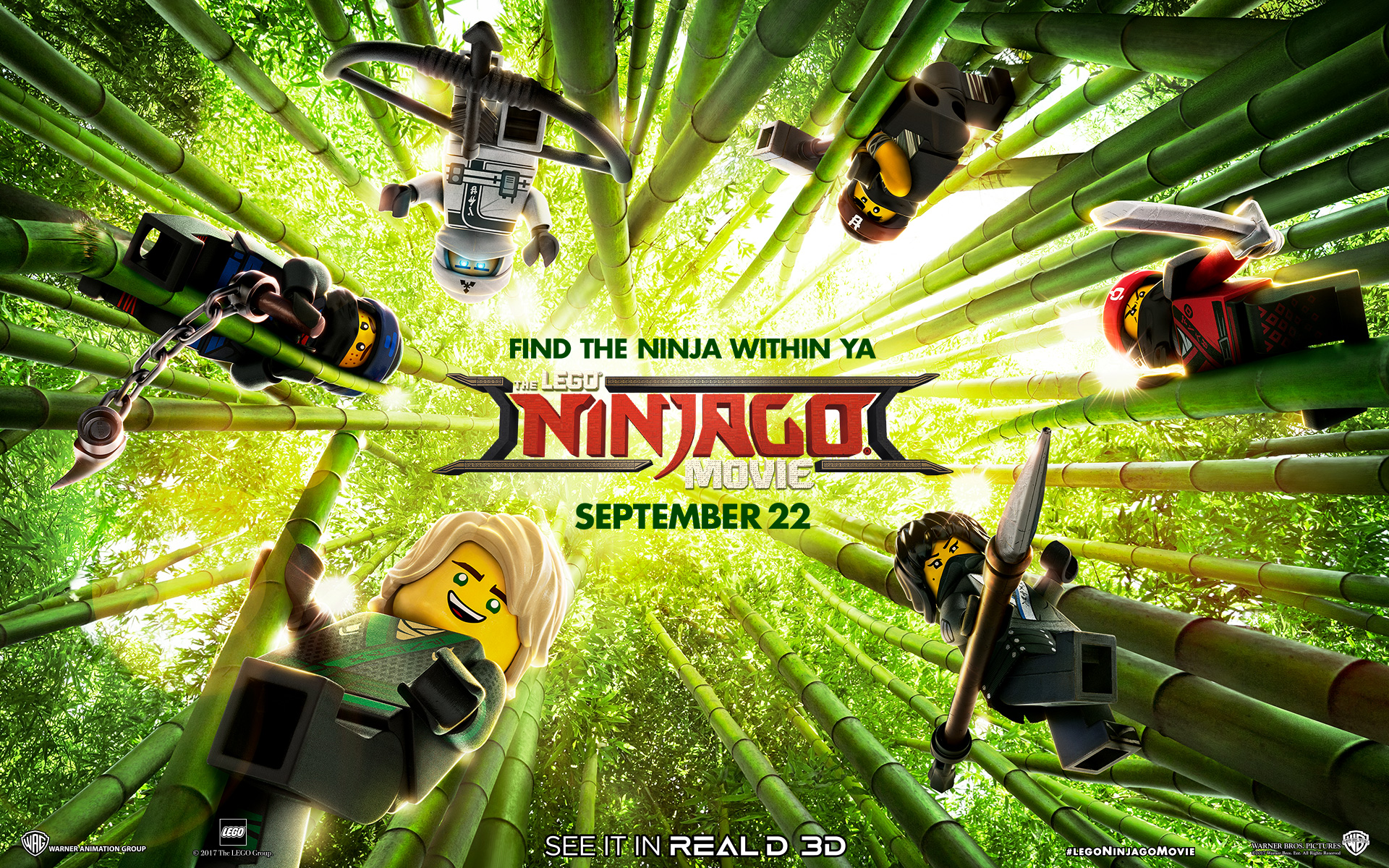 The Lego Ninjago Movie Wallpapers - Lego Ninjago Movie - HD Wallpaper 