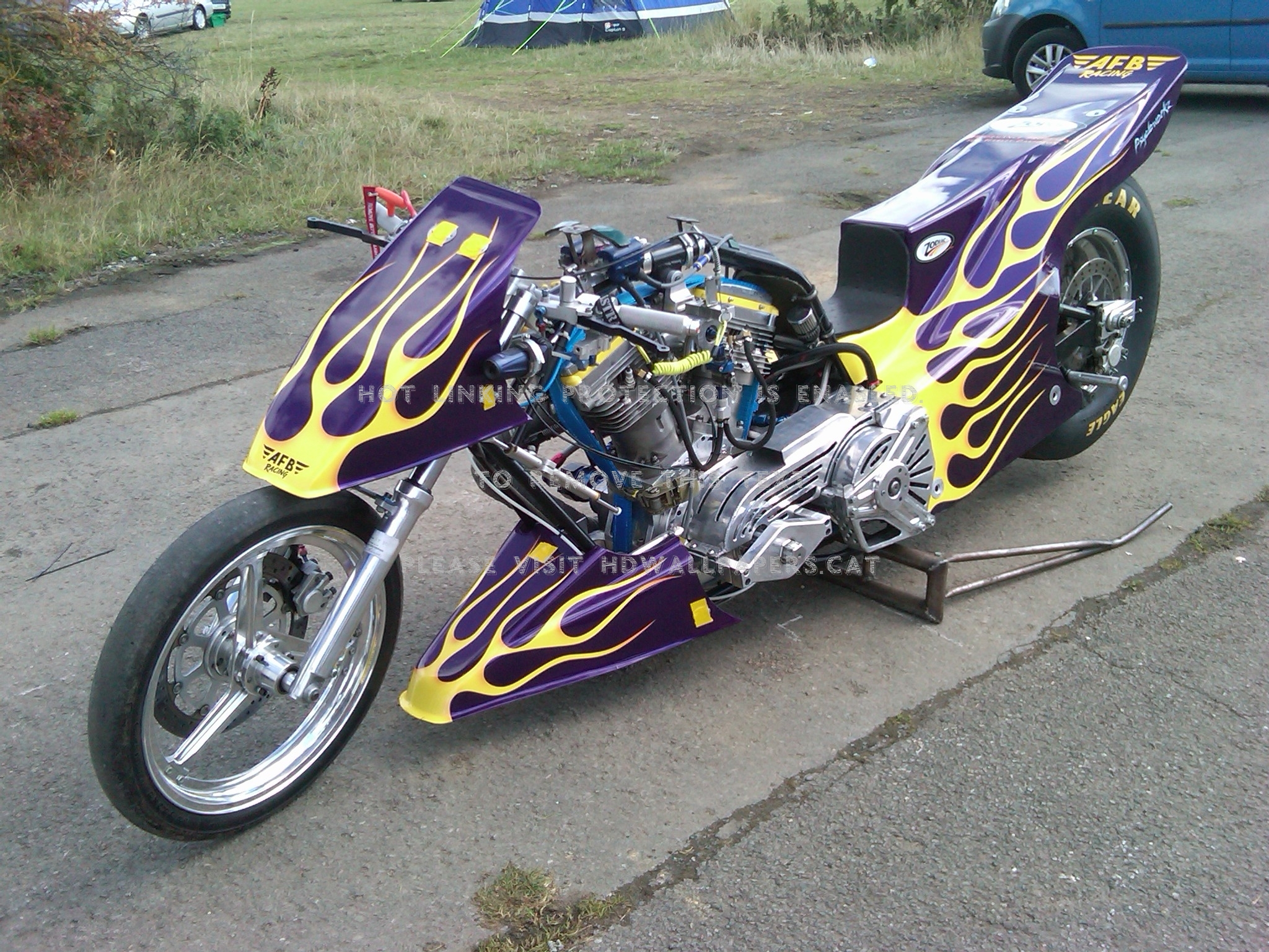 Harley Drag Bike Sport Custom Paint Work - Harley Davidson Drag Grand Prix - HD Wallpaper 