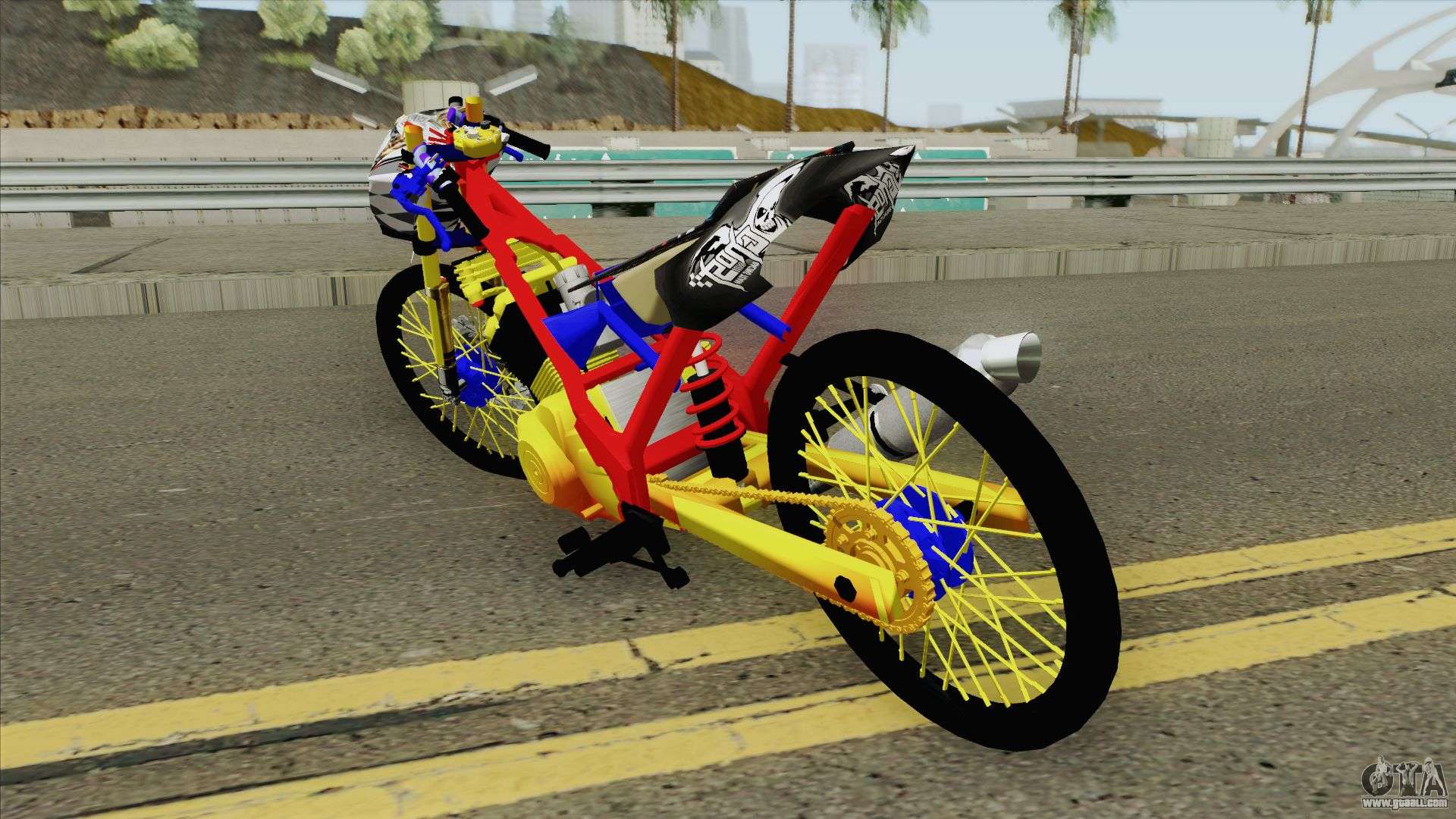 Satria Fu Drag New For Gta San Andreas - Motorcycle - HD Wallpaper 