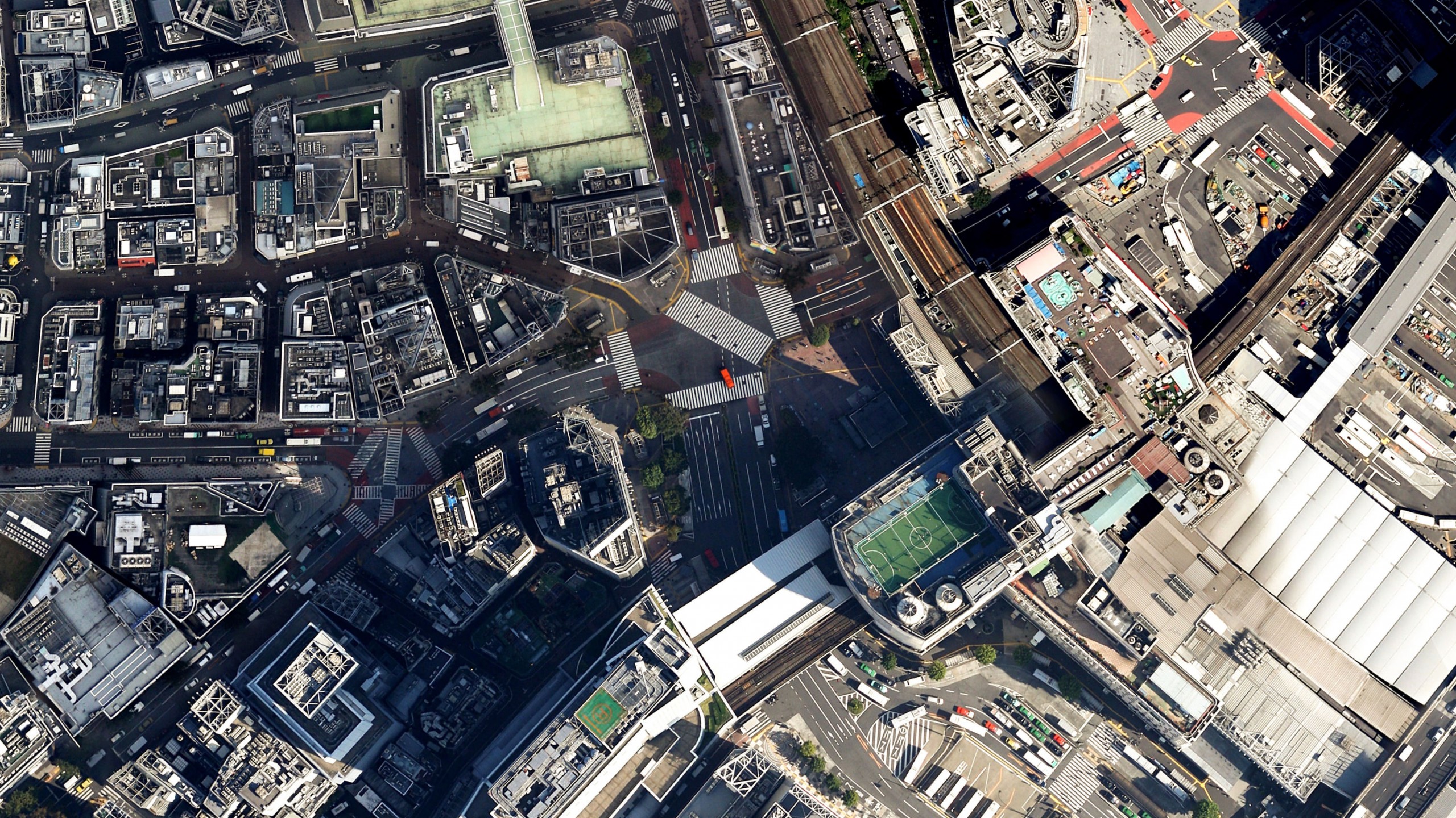 City Bird Eye View - HD Wallpaper 