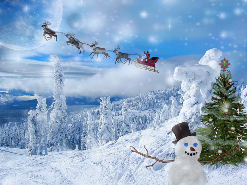 Merry Christmas Quotes With Snow - HD Wallpaper 